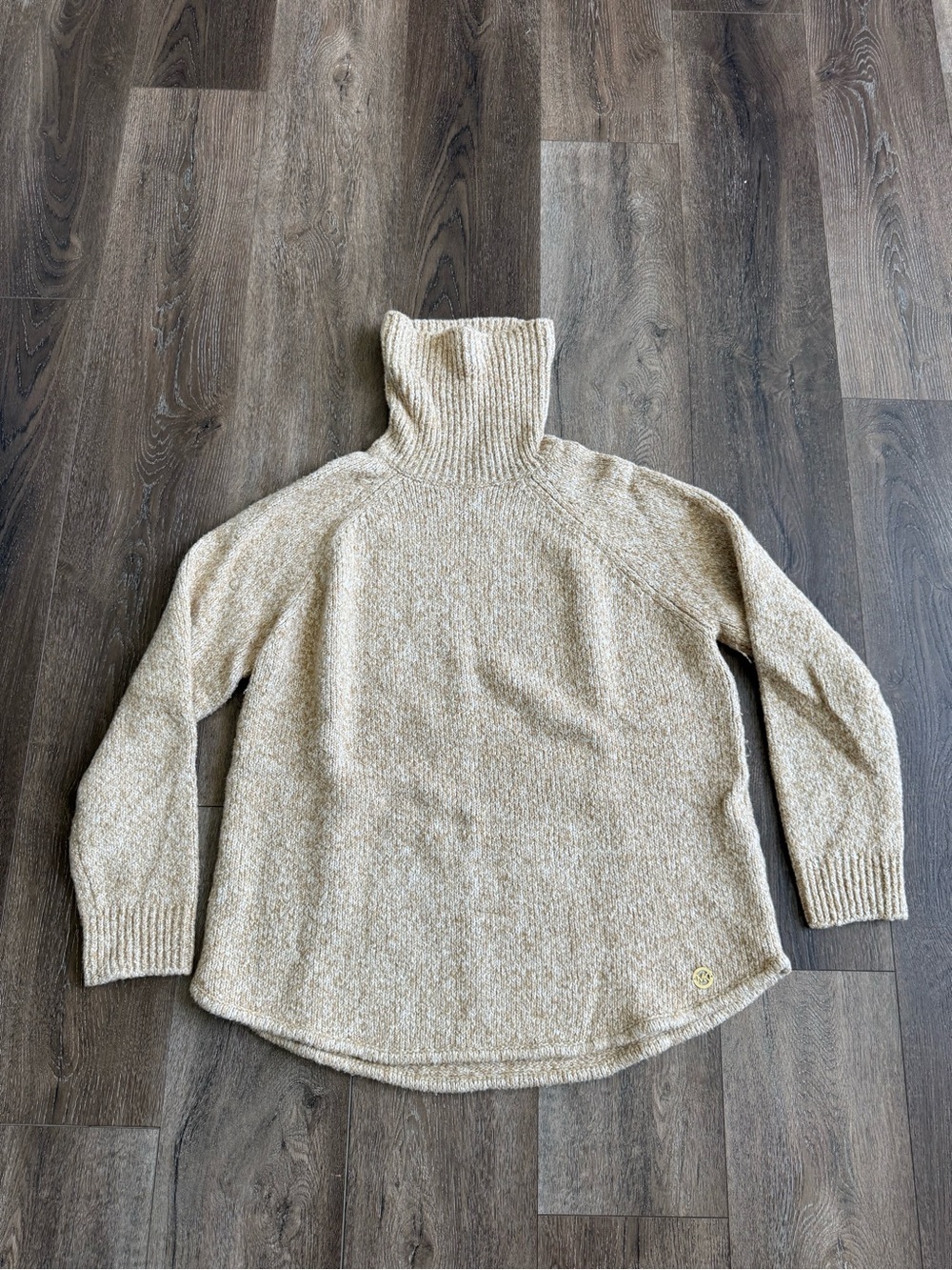 MICHAEL Michael Kors Cream High-Neck Pullover Sweater Size XL